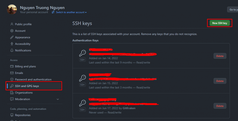 Cách tạo SSH Key và sử dụng nó với Gitlab và Github - Nguyên Ary